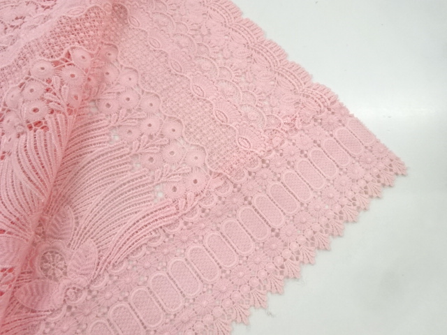  レース花模様ショール